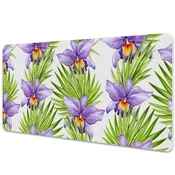 Decormat Podloga za pisalno mizo Vijolične cvetove 100x50 cm
