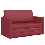 Krevet na razvlacenje Vinska crvena 124 x 71 x 78 cm
