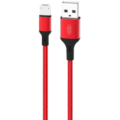 Cable USB to Micro USB XO NB143, 2m, red (6920680870837)
