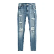Bershka Kavbojke moder denim
