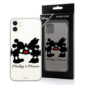 Silikonski ovitek Disney Mickey in Minnie 003 za iPhone X/XS - prozoren