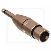 ADAPTER 6.3MM MO M - XLR 3POL F