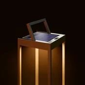 Sigor Numove LED solarna luč, grafitno siva, višina 32,5 cm - Sodobni - antracit - Kovina