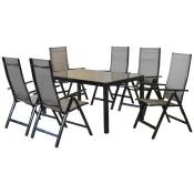 Gardenson Vrtni Set Carrara, 7-Delni, Aluminij