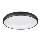 Črna LED zatemnitvena stropna svetilka Cardona – Trio