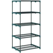 Homestar Stojalo za rastline 5 nivojev 67x49x138 cm zeleno