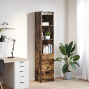 Visoka ploca dimljeni hrast 37,5x35x180 cm izradeno drvo