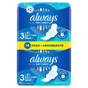 Always Ultra Day & Night higijenski ulošci duo pack 14 komada
