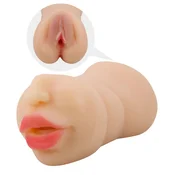 Crazy Bull Zoey Dual Channel Intimate Machine Flesh Soft TPR Waterproof D-238750