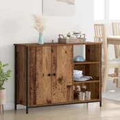 vidaXL Strani šal Star les 100 x 33 x 75 cm Konstruiran les
