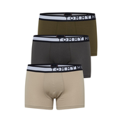 Bokserice Tommy Hilfiger Trunk 3P - dark ash/stone/army green