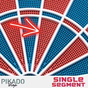 Segment za pikado tarcu GRANBOARD Single - Triangle Red 2 kom