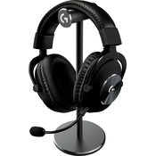 Gaming slušalice Logitech - PRO X i stalak, crne