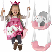 shumee Ricokids 3v1 gugalnik z vedro Teddy bear, roza