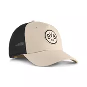 PUMA Borussia Dortmund KING Trucker Cap, Football, Black/Alabaster, OSFA