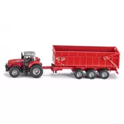 SIKU Traktor Massey Ferguson sa prikolicom
