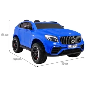 Otroško vozilo Mercedes GLC 63S modra lea