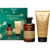 Apivita Royal Jelly Elixir Revitalizing Hair Duo božični darilni set z revitalizacijskim učinkom