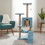 Paws & Whiskers Kucica za macke, Tirkizna