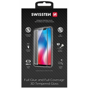 Swissten Ultra Durable 3D FullGlue Glass Apple iPhone 14 Plus Black