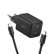 Spigen EE451EU osnovni stenski polnilec, 45 W, črni (ACH09474)