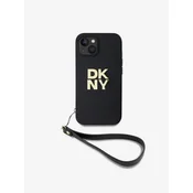DKNY DKNY zapestni trak z logotipom - ohišje za iPhone 14 / 15 / 13 (črno)