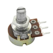 Rotacijski potenciometar 500K Ohm B lin l=15mm
