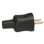 50451 VTIČ 2P 16A GUMA ČRNEGA RAZMERJA LE050451