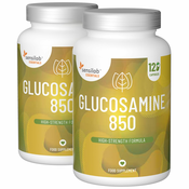 Essentials Glukozamin 850 mg, visok odmerek - vegansko, 240 kapsul