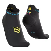 COMPRESSPORT Pro Racing Socks v4.0 Run Low Ironman 2026 nogavice, črna (T1 (EU 35-38))