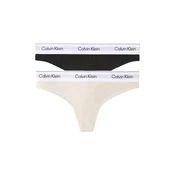 Calvin Klein Underwear Tangice progasto bež/črna/bela