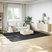 Cupavi tepih crni 240x305 cm poliester