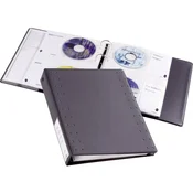 DuraBLE SPIRALNA MAPA Z 10 OVITKI ZA CD-JE/DVD-JE, ANTRACITNA