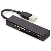 NEW Ednet 85241 Bralnik kartic (zunanji; CompactFlash, Memory Stick, MicroSD, MicroSDHC)