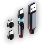 Infostyle Magnetni kabel 3 v 1 Rdeča