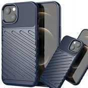 HURTEL Thunder Case fleksibilen oklepni ovitek za iPhone 13 mini moder