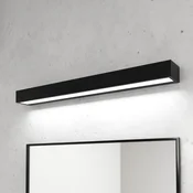 MCJ Vola LED stensko kopalniško svetilo, IP44, črno, 4.000 K, širina 60 cm - Kopalnica - Sodobni - črna - Kovina