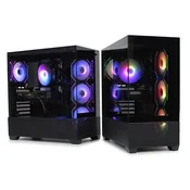 IG-MAX Kucište X218B-4F Black Horizon glass
