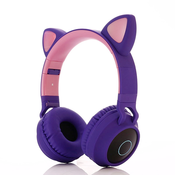 Bluetooth Slušalice BT028C (S28) ljubicaste
