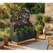 Stepped raised bed with a trellis Dekora 5