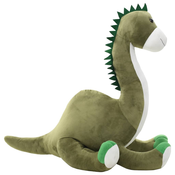 vidaXL Mekani plišani dinosaur brontosaur zeleni