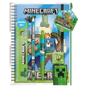 Minecraft Characters A5 Bumper pisarniški set Pyramid