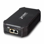 PLANET POE-175-95 mrežni razdjelnik Crno Podrška za napajanje putem Etherneta (PoE)