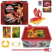 Bakugan Baku-Tin kolekcionarska kutija s figuricama i karticama