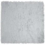 Tepih od umjetne ovcje kože TAFALLA Siva 240 x 240 cm Poliester