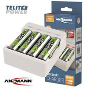 Ansmann NiMH / NiCd punjac baterija basic IV sa 4 punjive baterije AA/1300mAh ( 3331 )