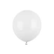 PartyDeco Močni lateks baloni, beli, pastelno čisto bela, 43 cm, 25 kosov.