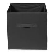 Črna tekstilna škatla za shranjevanje 31x31x31 cm – Compactor