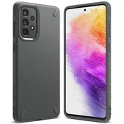 RINGKE Odporen in upogljiv ovitek za Galaxy A73 Onyx siv