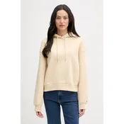 Tommy Hilfiger pulover s kapuco ženski z bombažem